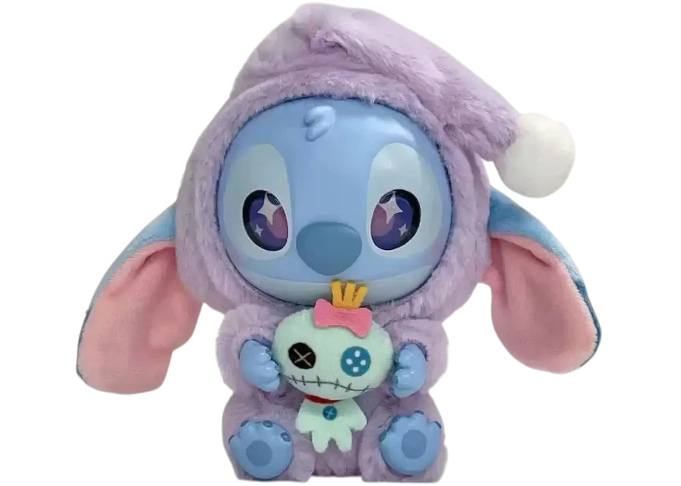 Miniso Top Toy Disney Stitch Eating Something Before Sleep Good Company Secret Edition Plush Keychain -1