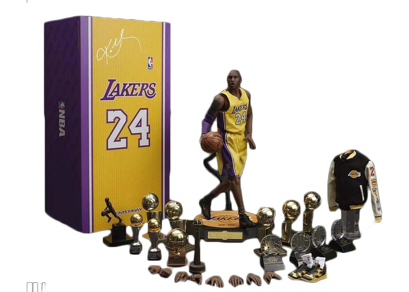 Enterbay 1/6 Real Masterpiece : NBA Collection - Kobe Bryant 4.0 Action Figure (RM-1036) -1