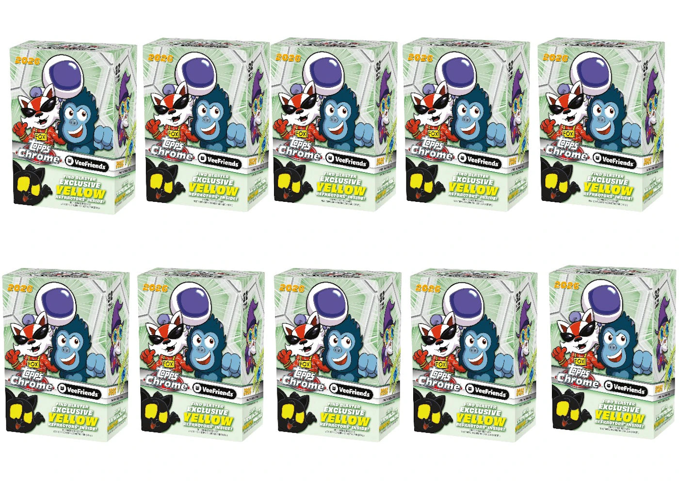 2026 Topps Chrome VeeFriends Value Box 10x Lot -1