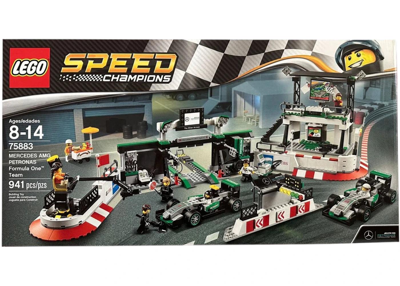 LEGO Speed Champions Mercedes AMG Petronas Formula One Team Set 75883 -1