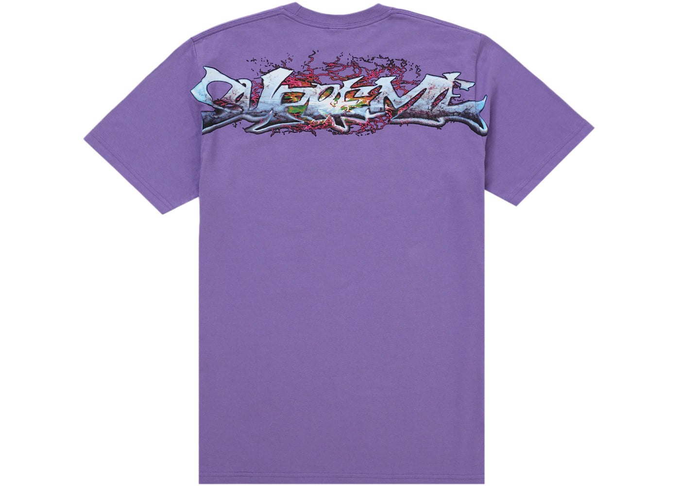 Supreme Tag Tee Purple -1
