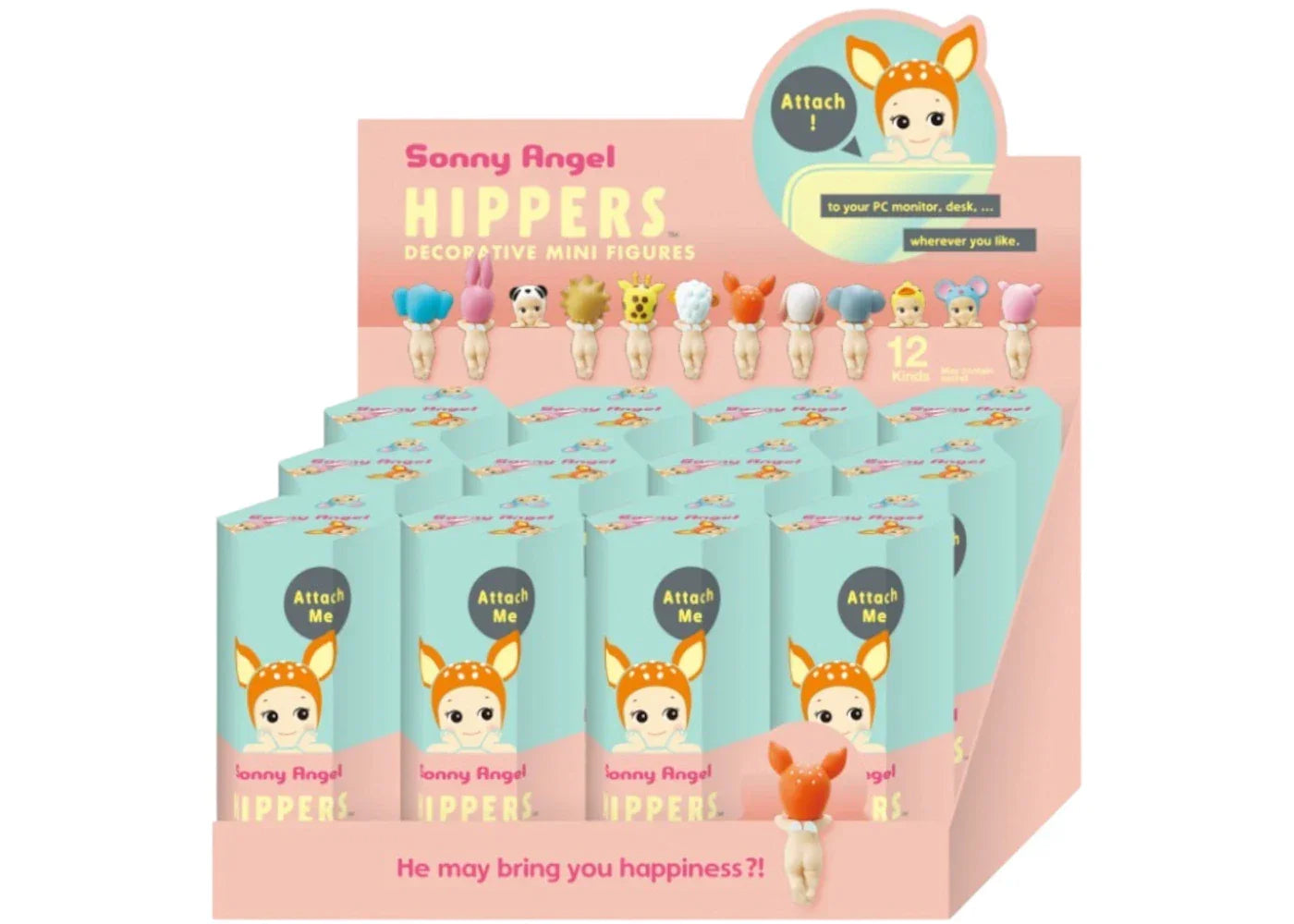 Sonny Angel Hippers Animals Series Sealed Case (12 Blind Box)-1