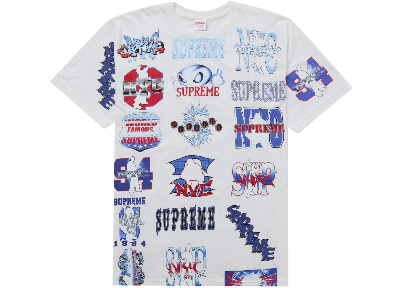 Supreme Flash Tee White -1