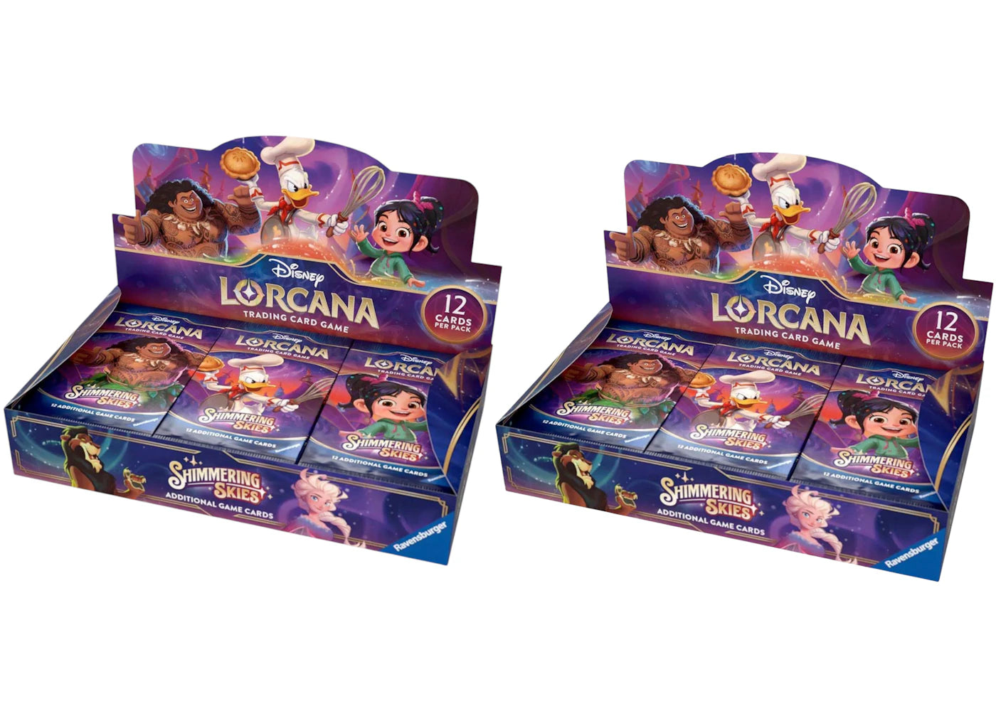 2024 Disney Lorcana TCG Shimmering Skies Booster Box 2x Lot -1