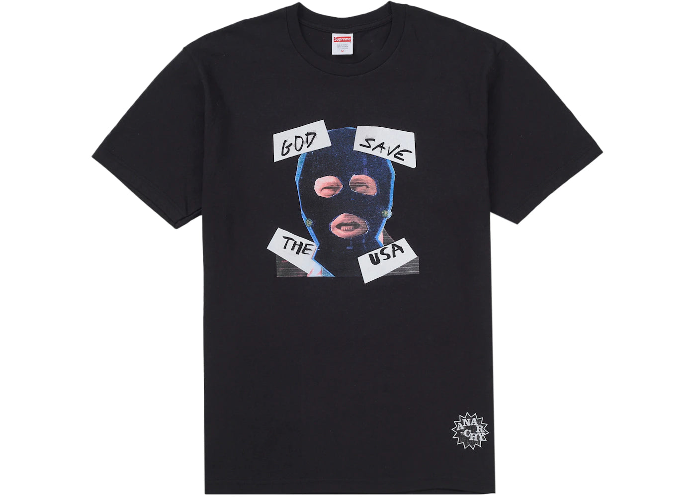 Supreme God Save Us Tee Black -1
