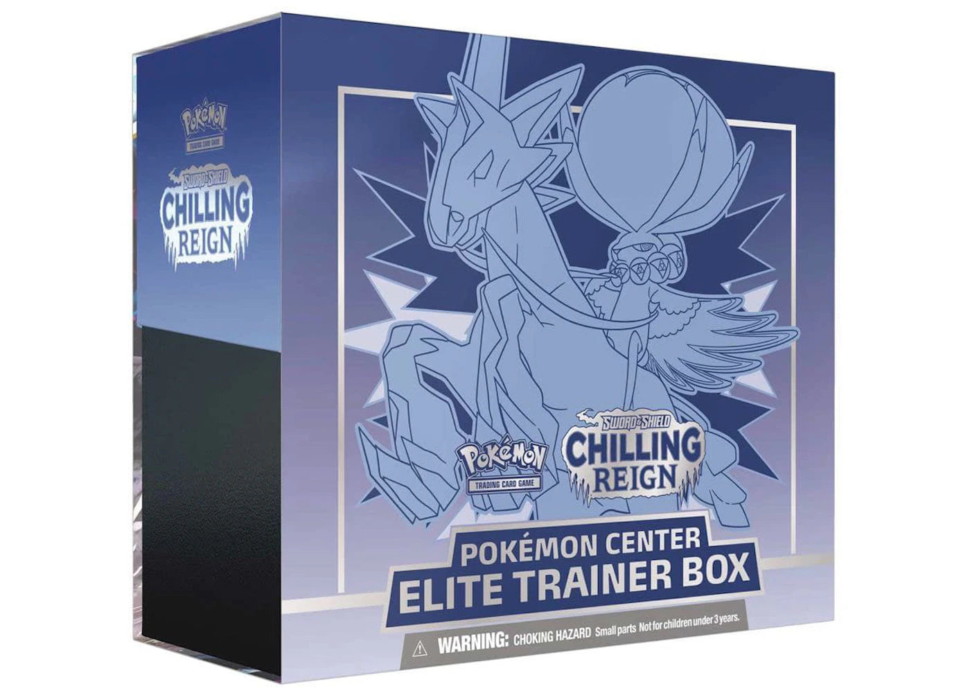 Pokémon TCG Sword & Shield Chilling Reign (Pokémon Center Exclusive) Elite Trainer Box (Ice Rider Calyrex) -1