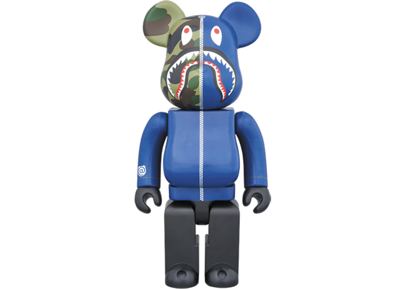 Bearbrick x Bape Camo Shark 1000% Blue -1