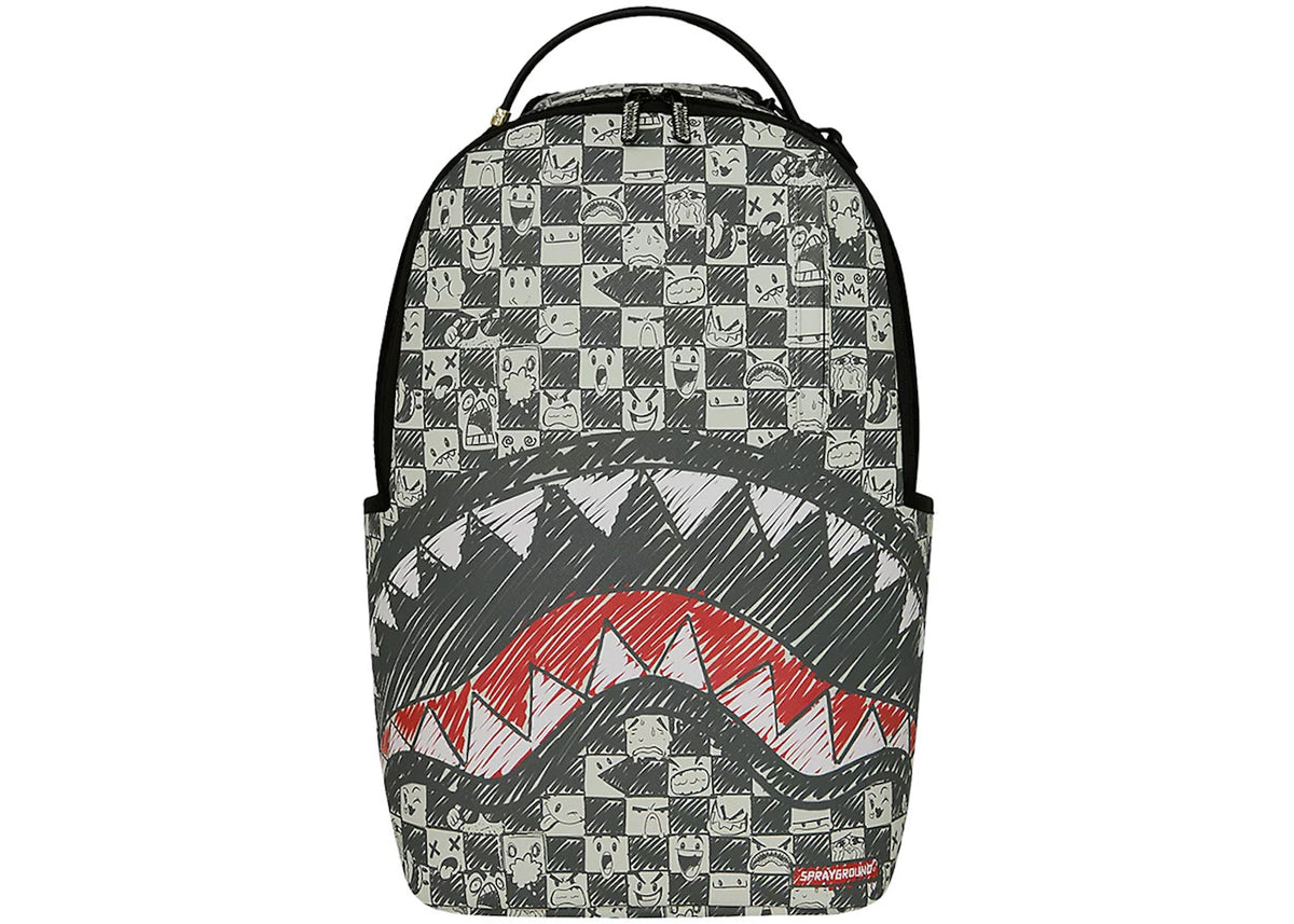 Sprayground Emote Checkered Backpack Multicolor -1