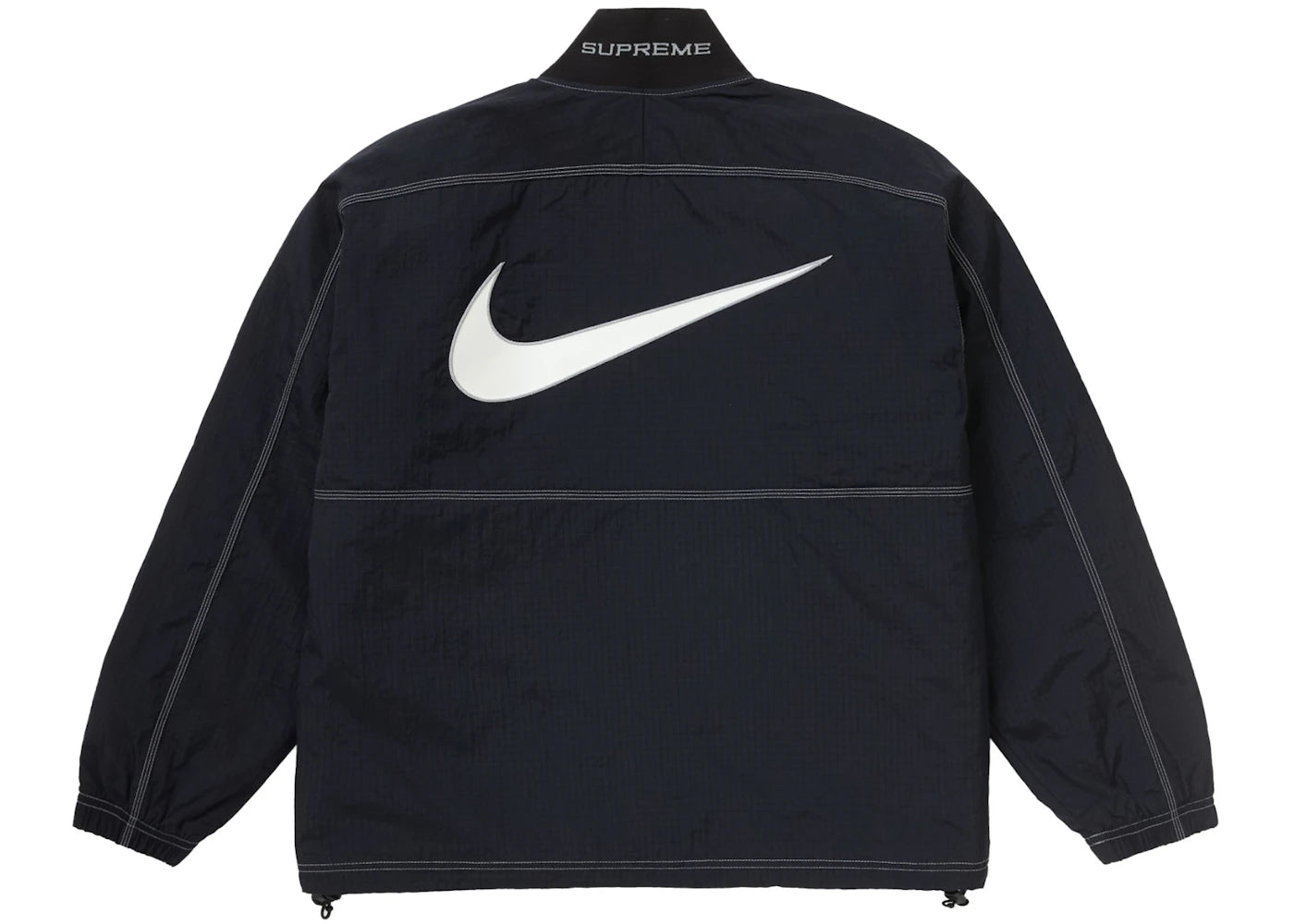 Supreme Nike Ripstop Pullover Black -1
