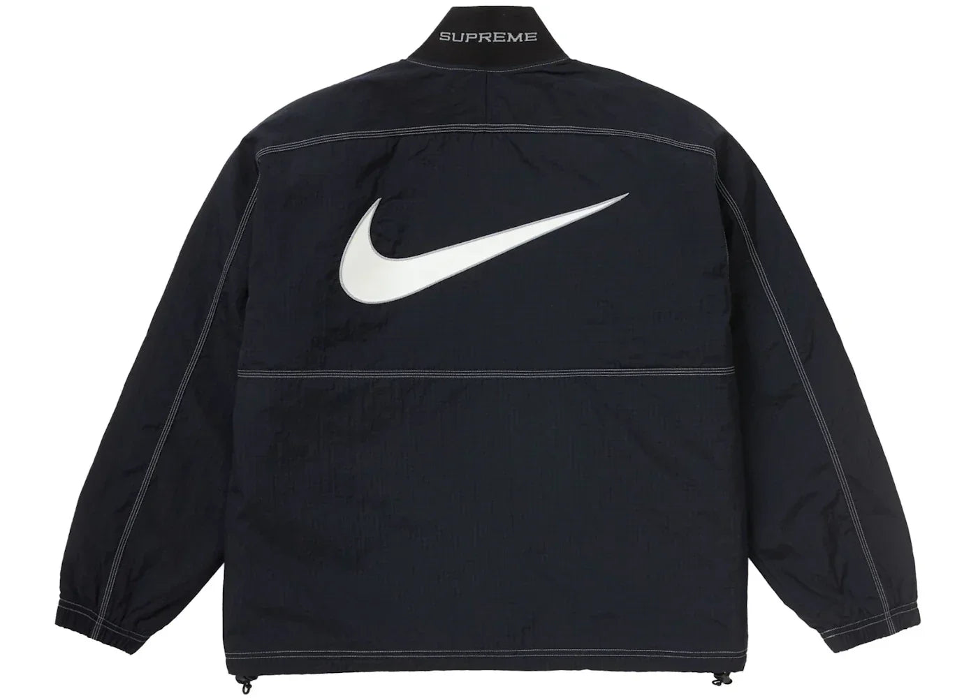 Supreme Nike Ripstop Pullover Black -1