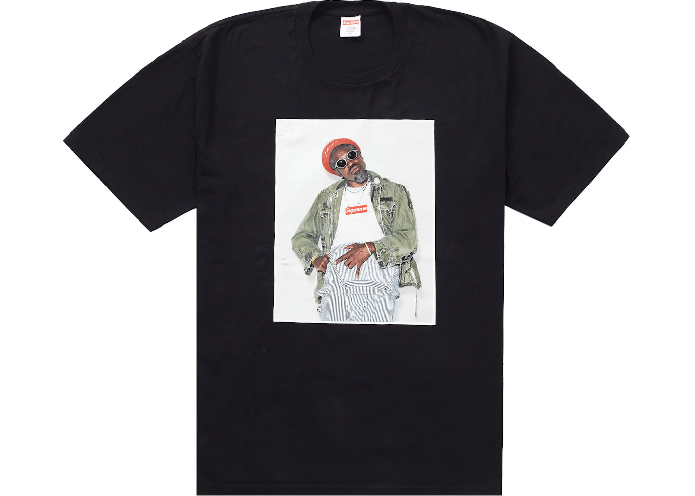 Supreme André 3000 Tee Black -1