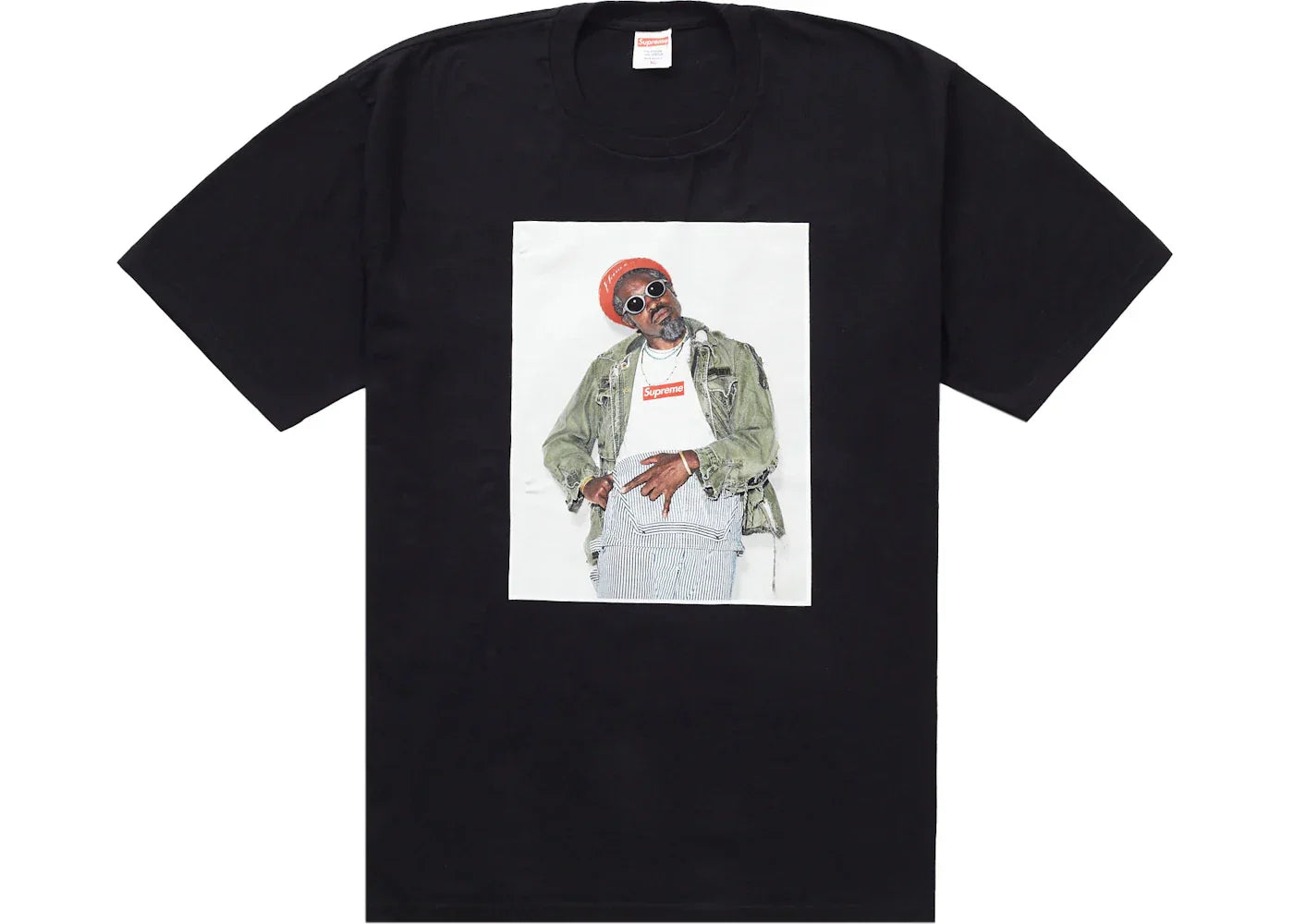 Supreme André 3000 Tee Black -1