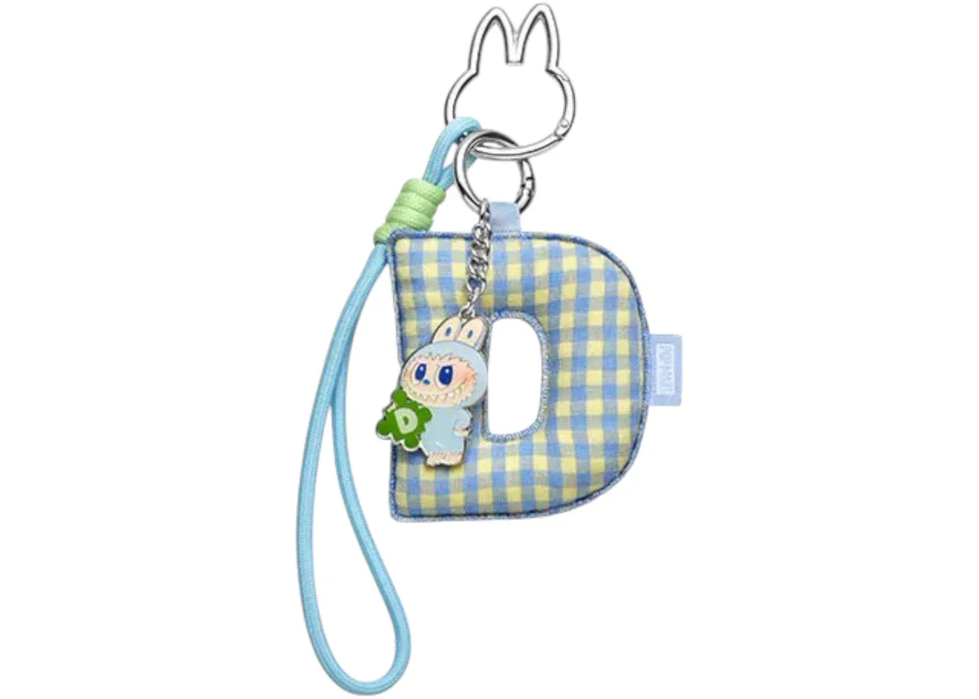 Pop Mart Labubu The Monsters Pin for Love Series "D" Letter Pendant -1