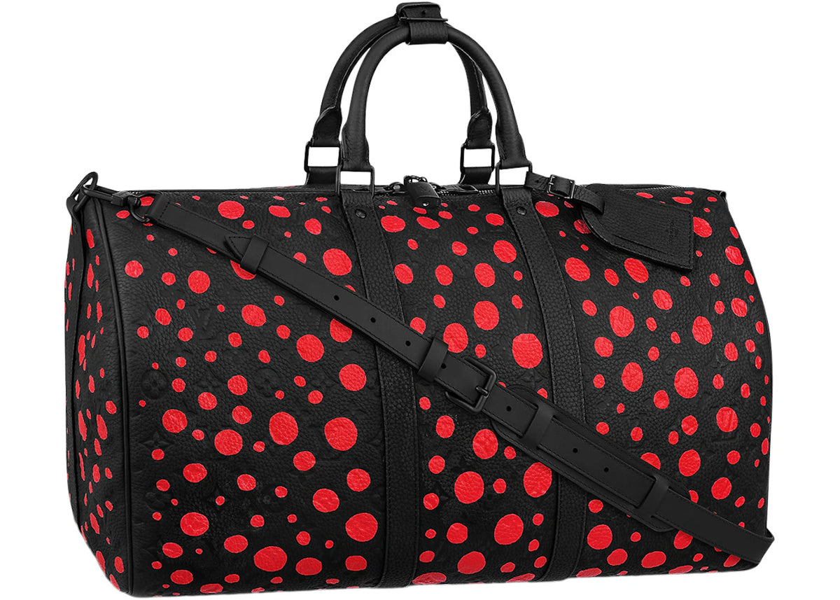 Louis Vuitton x Yayoi Kusama Keepall 50 Black/Red -1