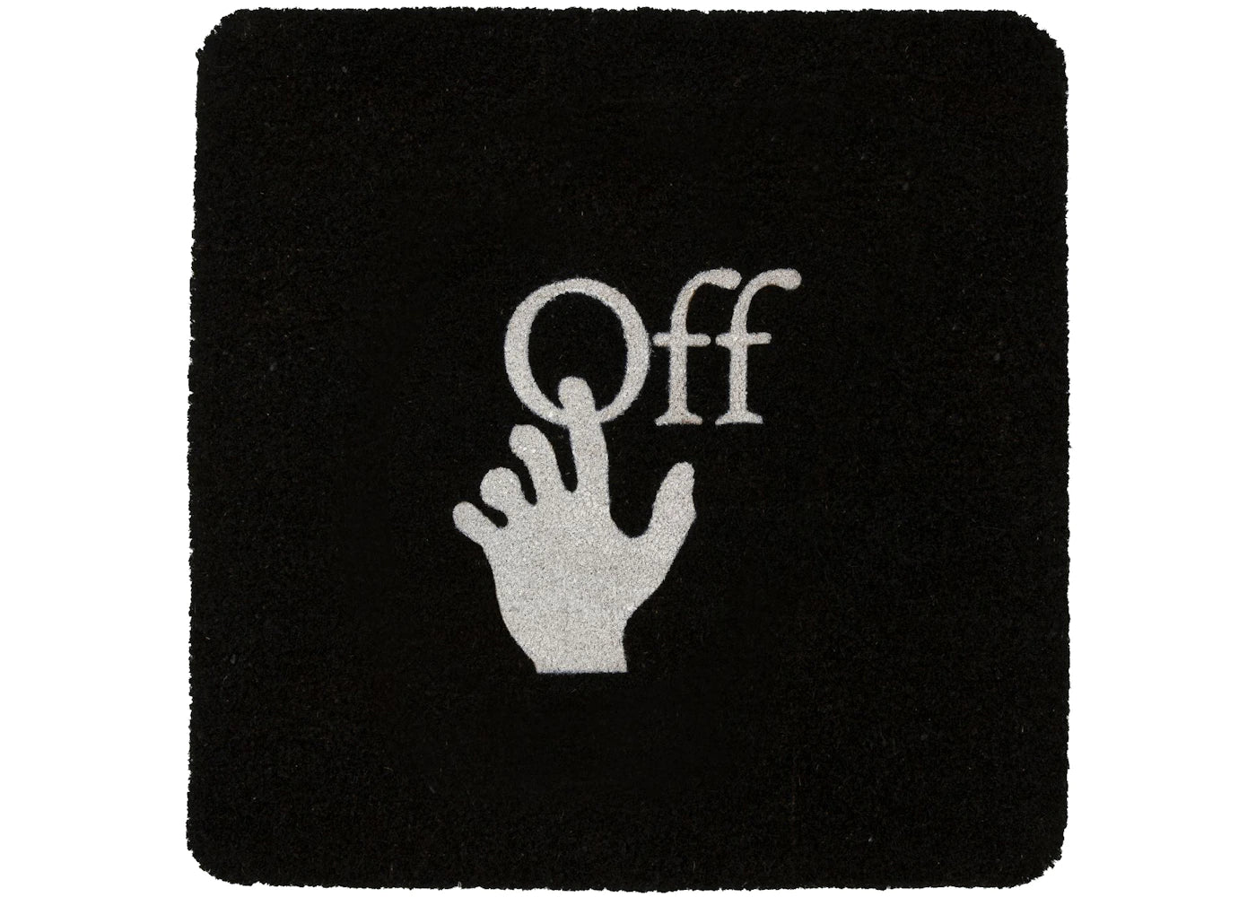 OFF-WHITE Hand Logo Doormat -1
