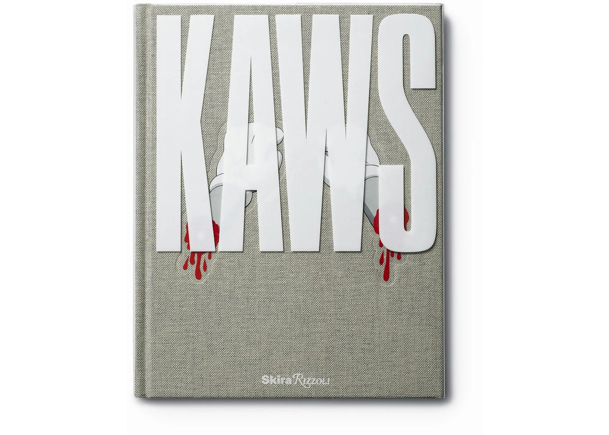 KAWS Rizzoli Hardcover Book Grey -1