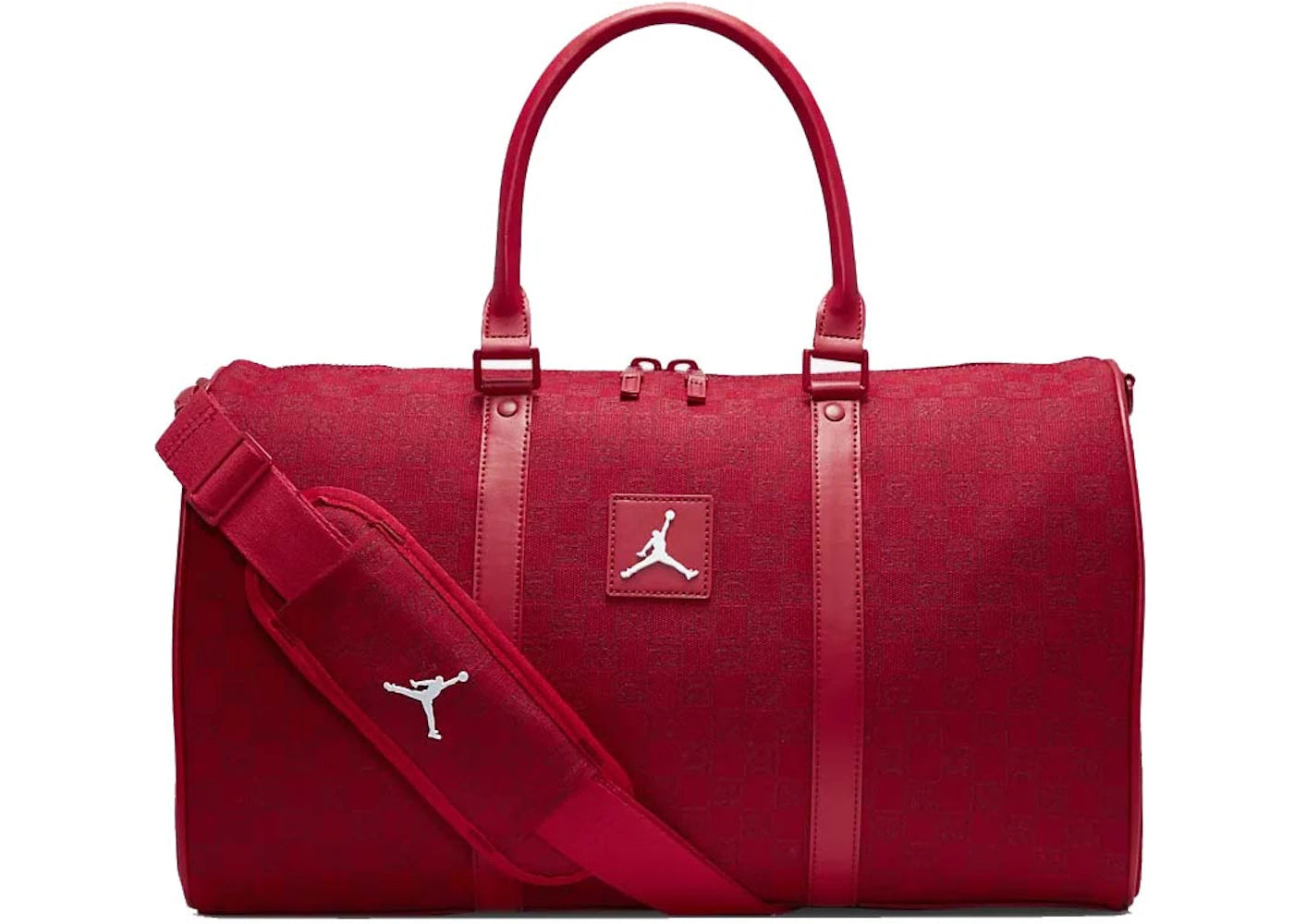Jordan Monogram Duffle Bag Red -1