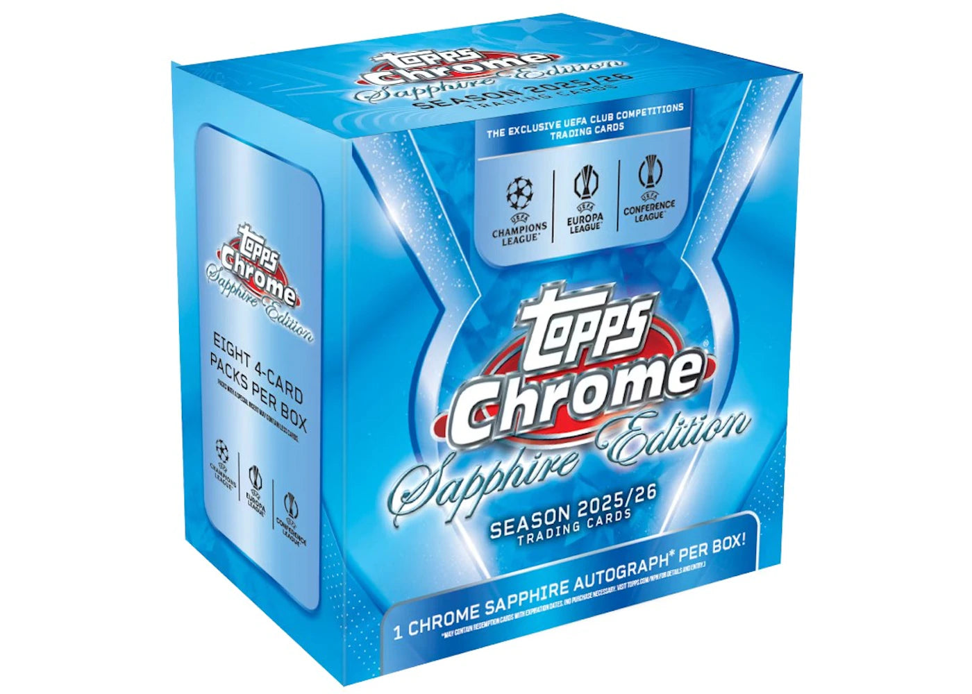 2025/26 Topps Chrome Sapphire UEFA Club Competitions Box -1
