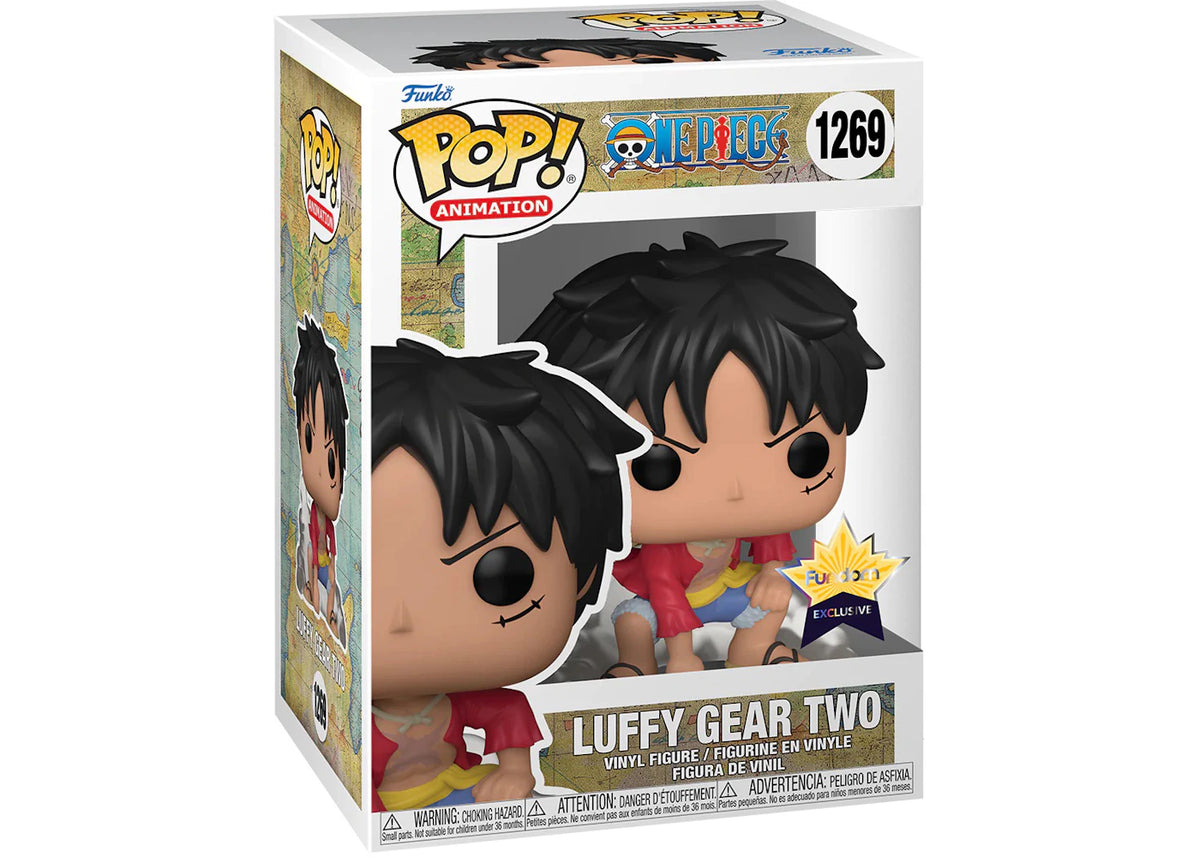 Funko Pop! Animation One Piece Luffy Gear Two Fundom Exclusive Figure #1269 -1