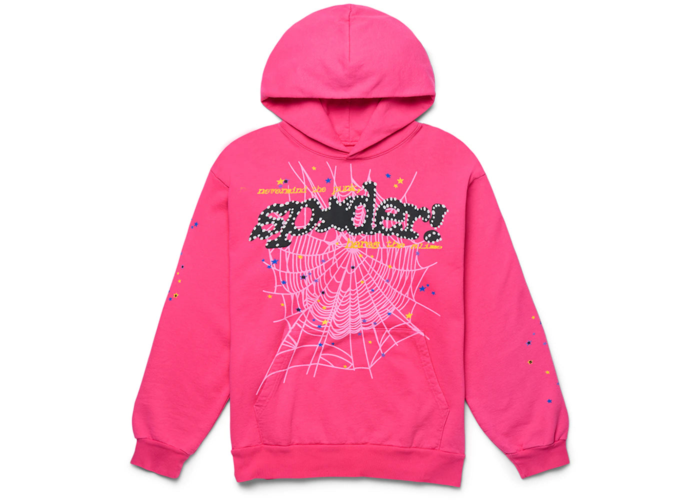 Sp5der P*NK V2 Hoodie Pink -1