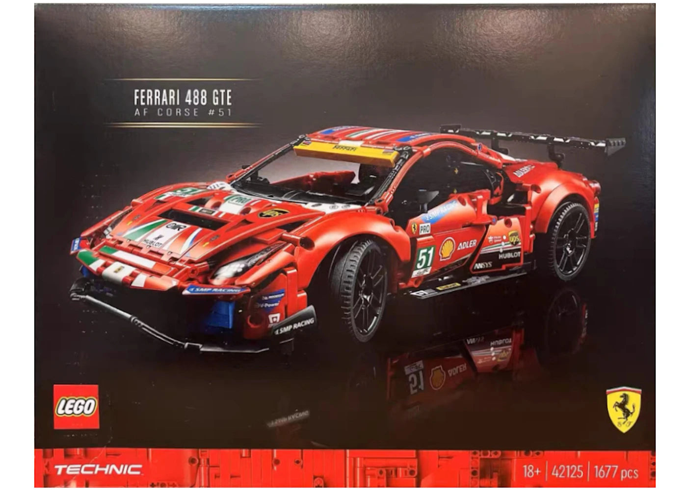 LEGO Technic Ferarri 488 GTE "AF Corse #51" Set 42125 -1