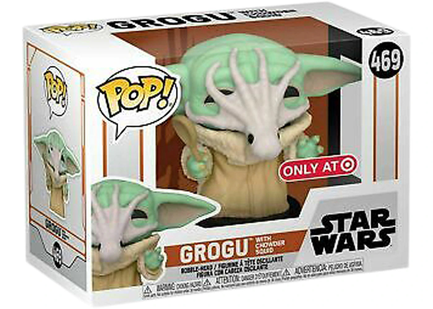 Funko Pop! Star Wars The Mandalorian Grogu with Soup Creature Target Exclusive Figure #469 -1