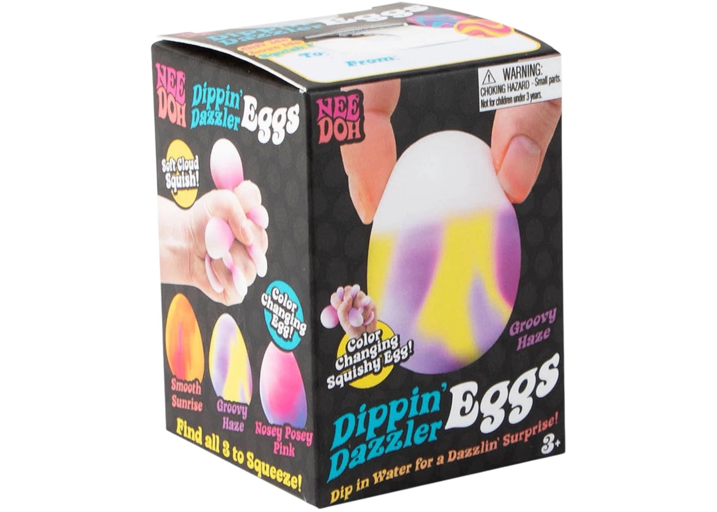 NeeDoh Dippin Dazzler Egg Squishy Fidget Toy Blind Box Multicolor -1