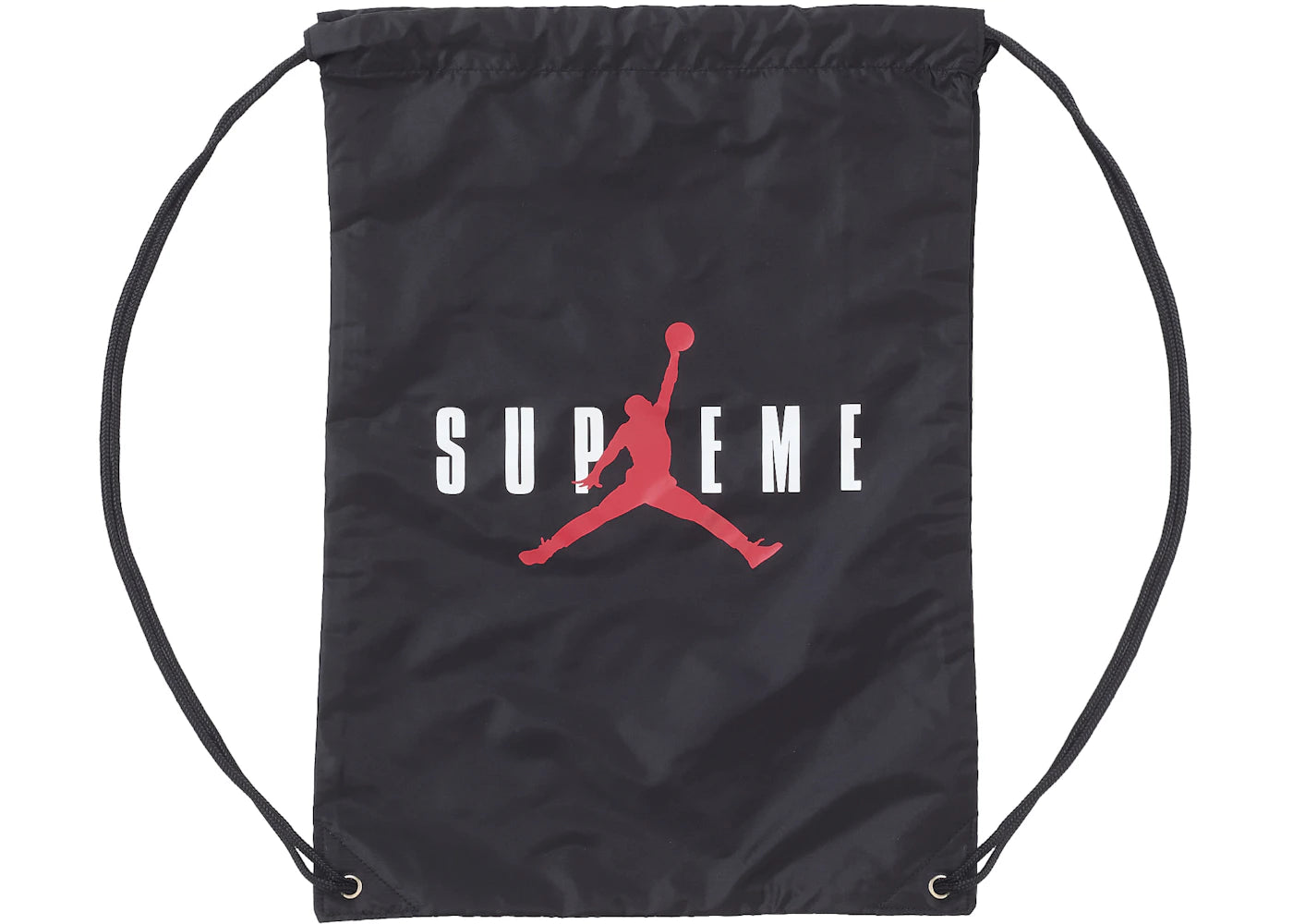 Supreme Jordan Drawstring Bag Black -1