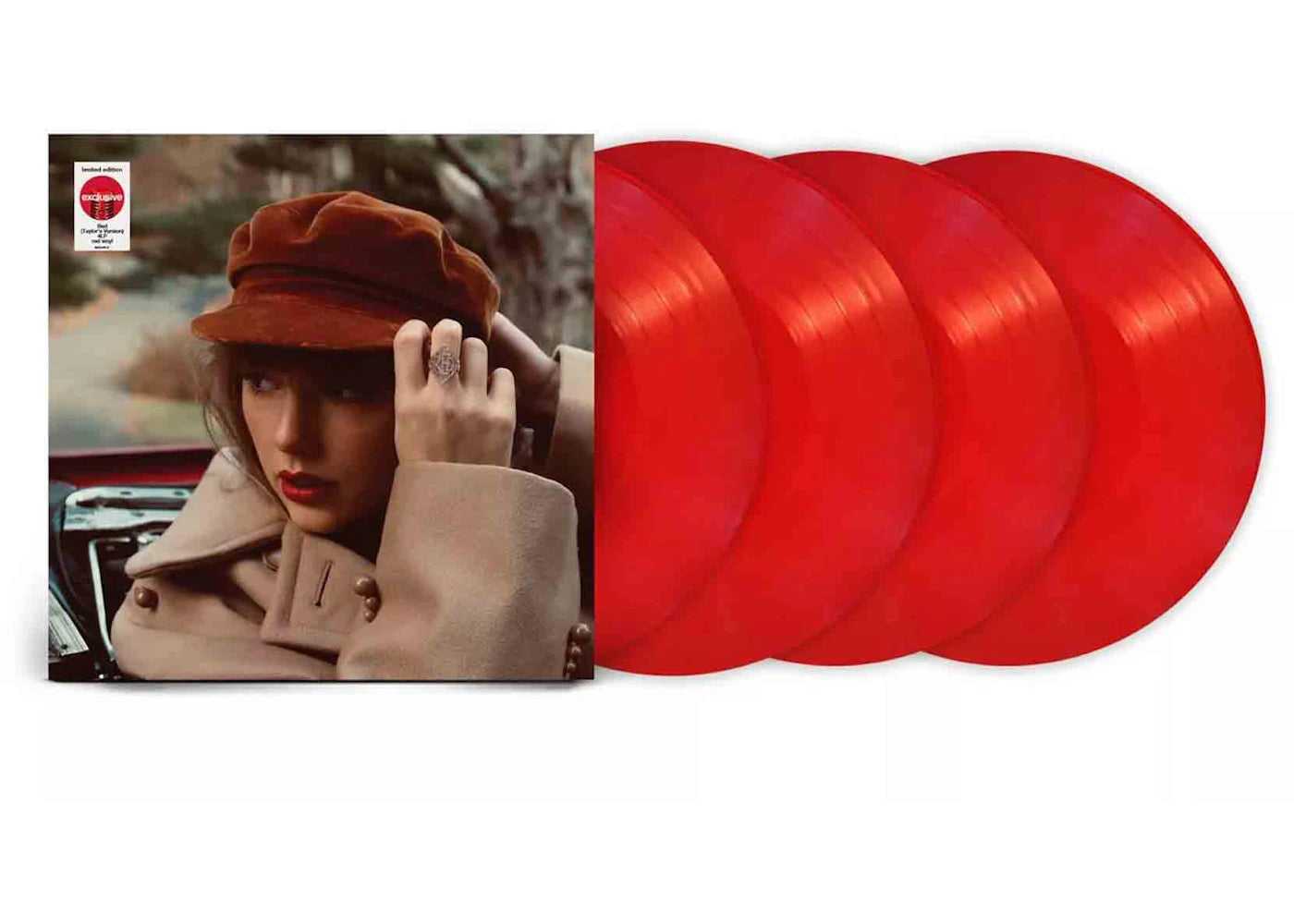 Taylor Swift Red (Taylor's Version) Target Exclusive 4XLP Vinyl Red -1