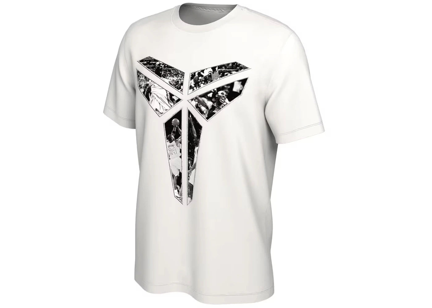 Nike Kobe Bryant Los Angeles Lakers Memorial Statue Unveil T-shirt White -1