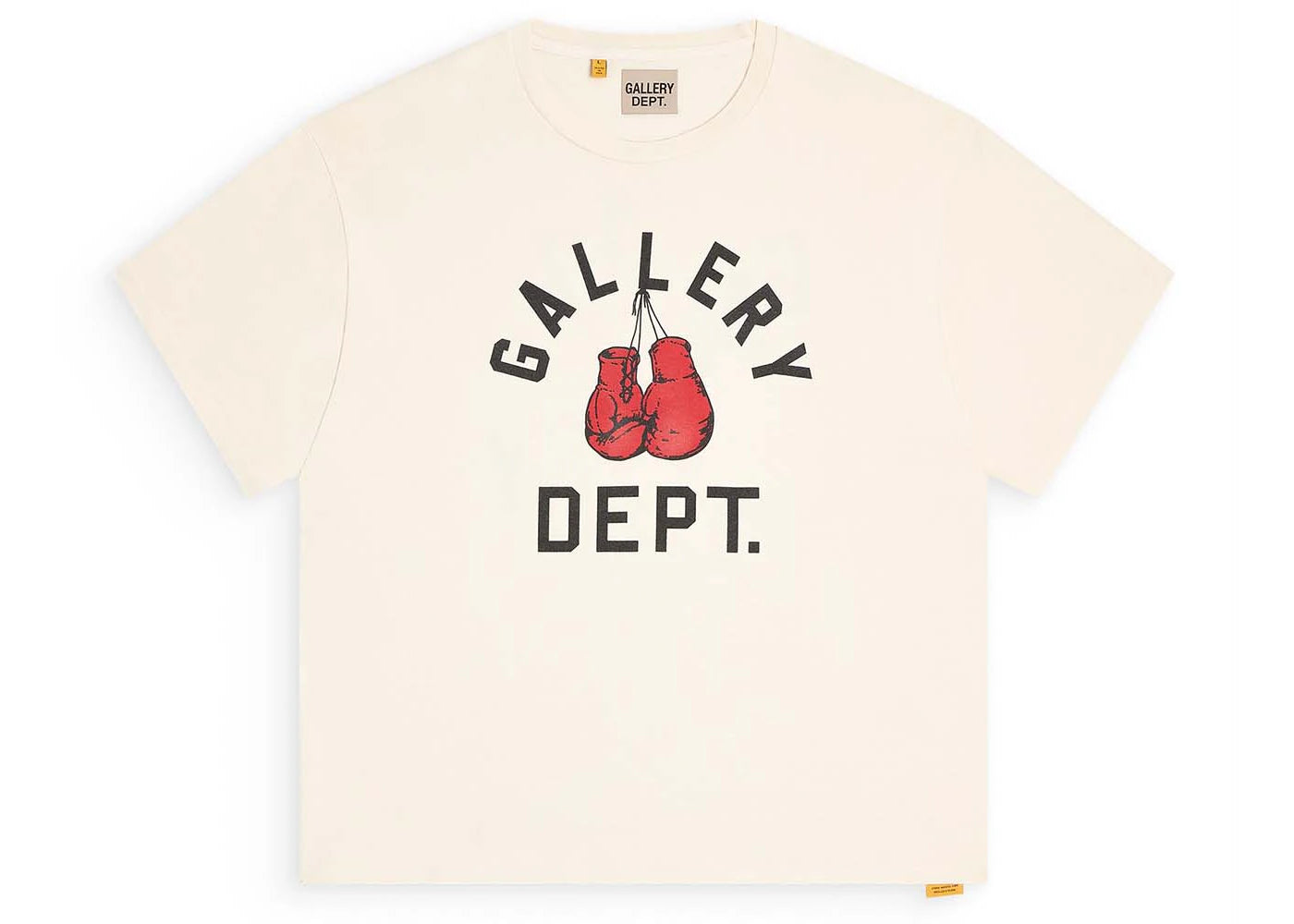 Gallery Dept. Boxing Merch Tee Cream -1
