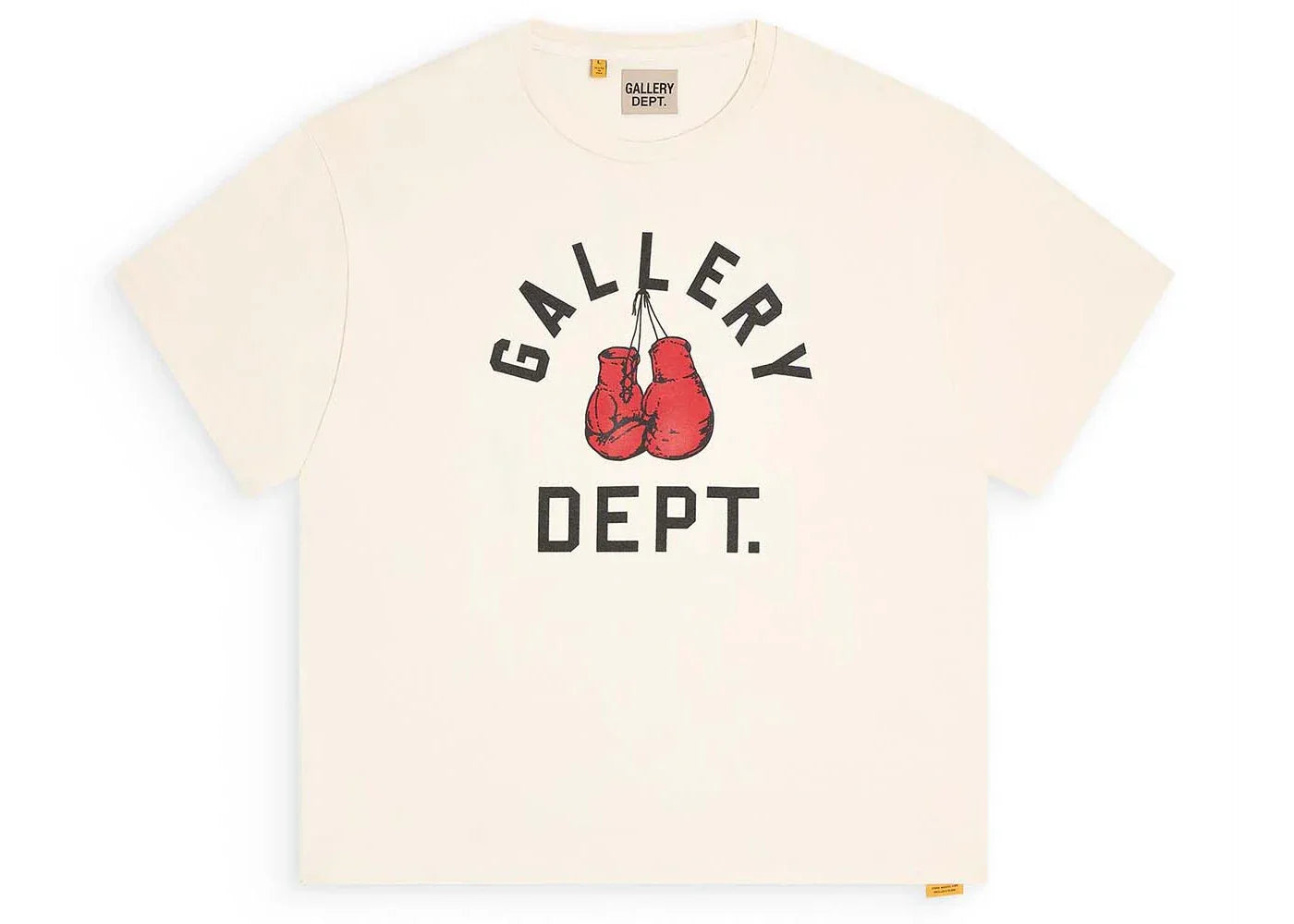Gallery Dept. Boxing Merch Tee Cream -1
