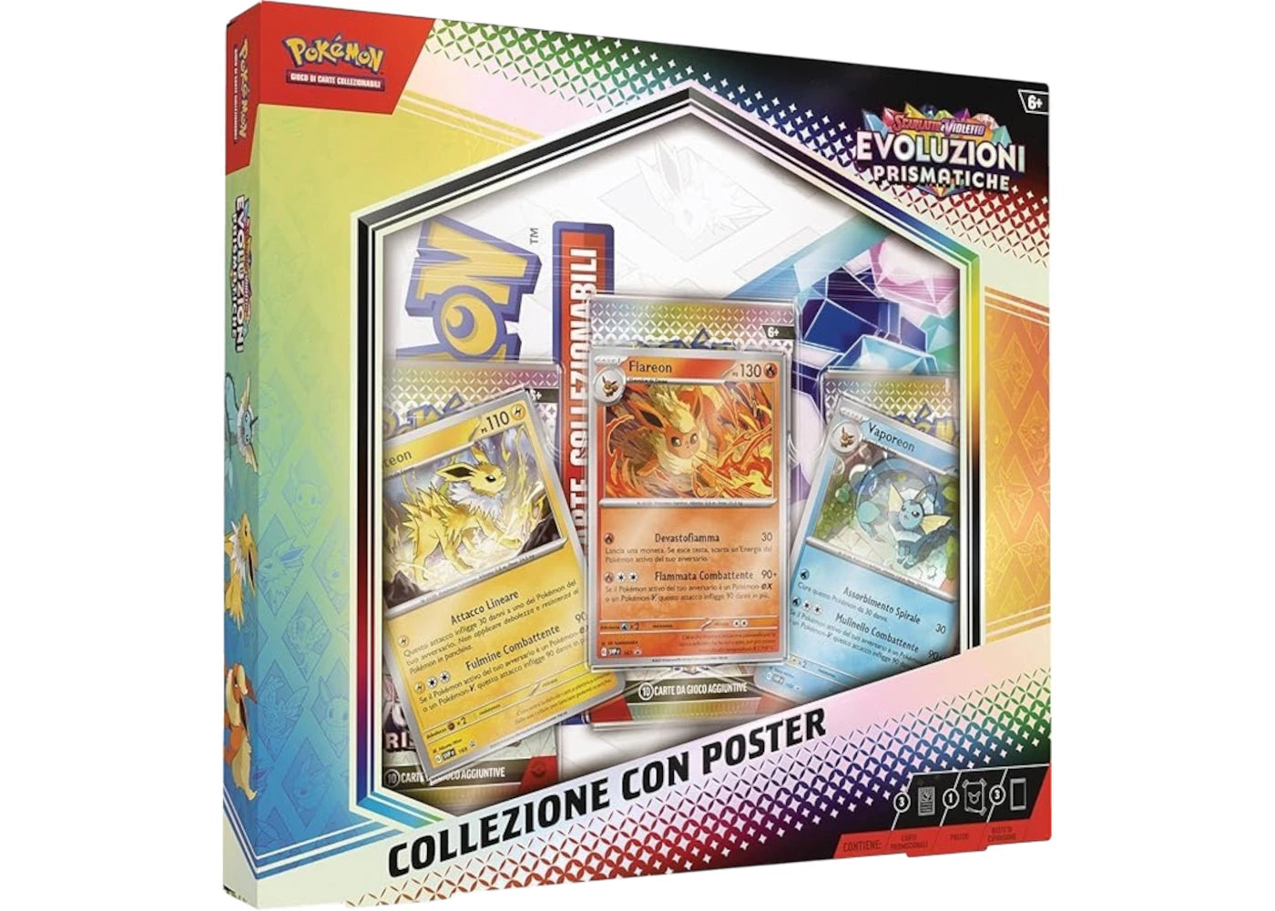 Pokémon Scarlet & Violet Prismatic Evolutions Expansion Poster Collection (Italian) -1