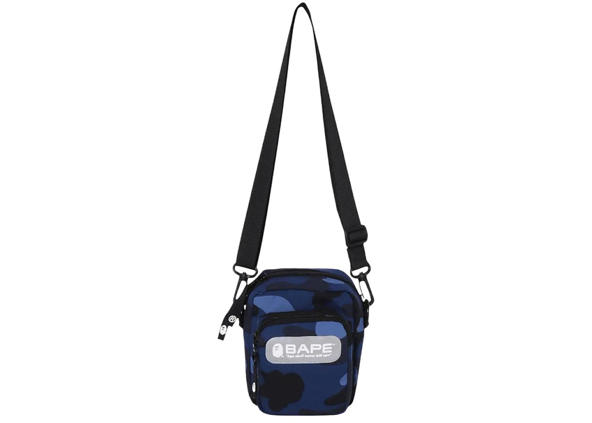 BAPE Color Camo Mini Shoulder Bag Navy -1
