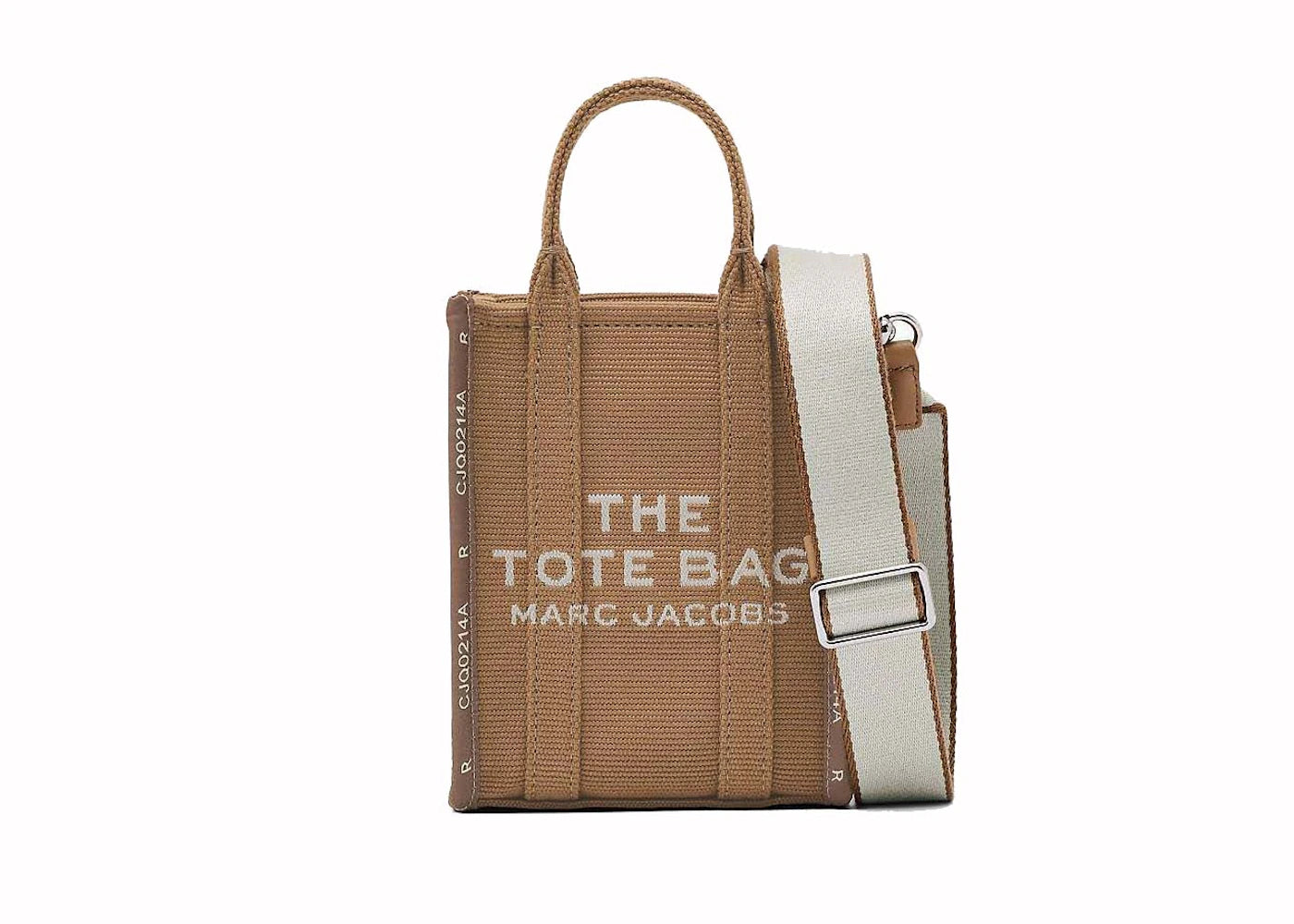 Marc Jacobs The Jacquard Mini Tote Bag Camel -1