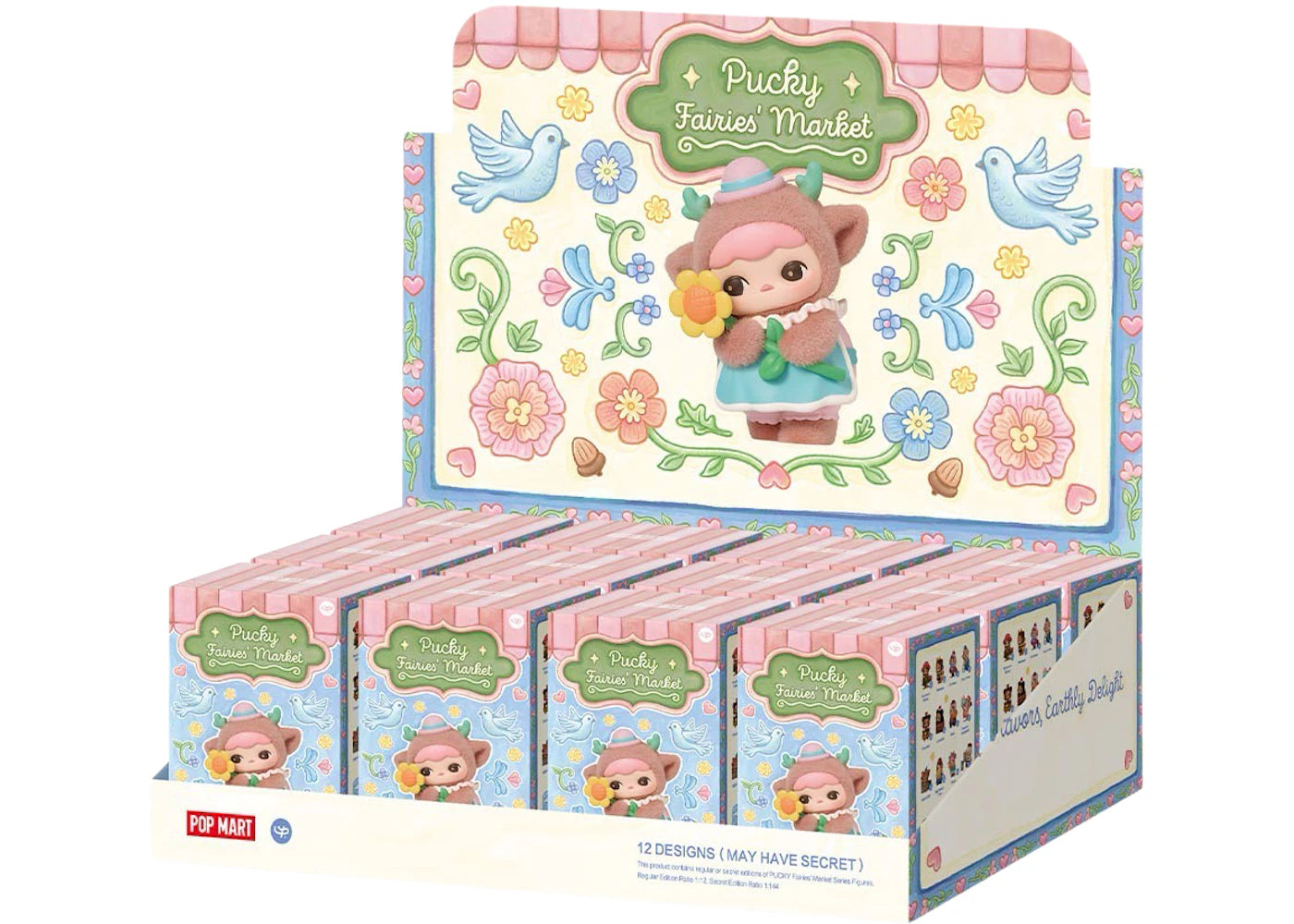 Pop Mart PUCKY Fairies' Market Series Figures Sealed Case (12 Blind Box) -1