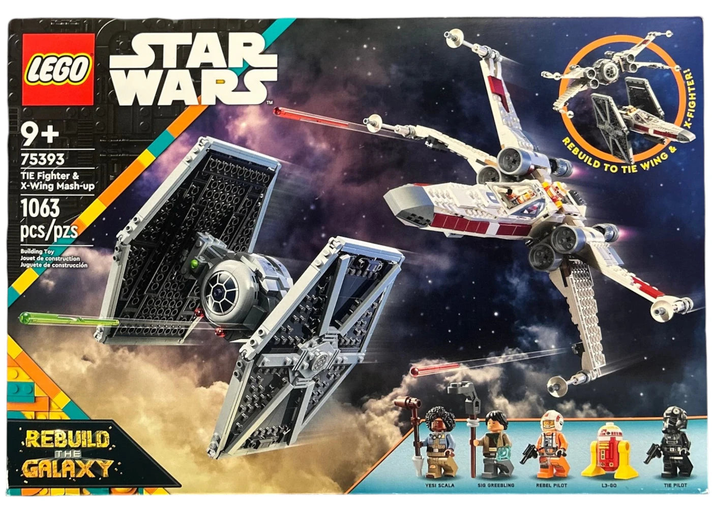 LEGO Star Wars TIE Fighter & X-Wing Mash-up Set 75393 -1