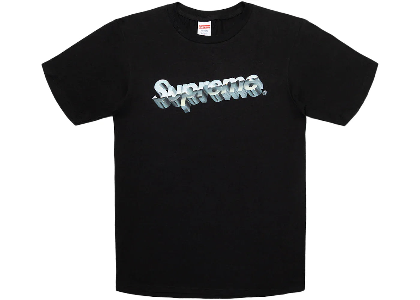 Supreme Chrome Logo Tee Black -1