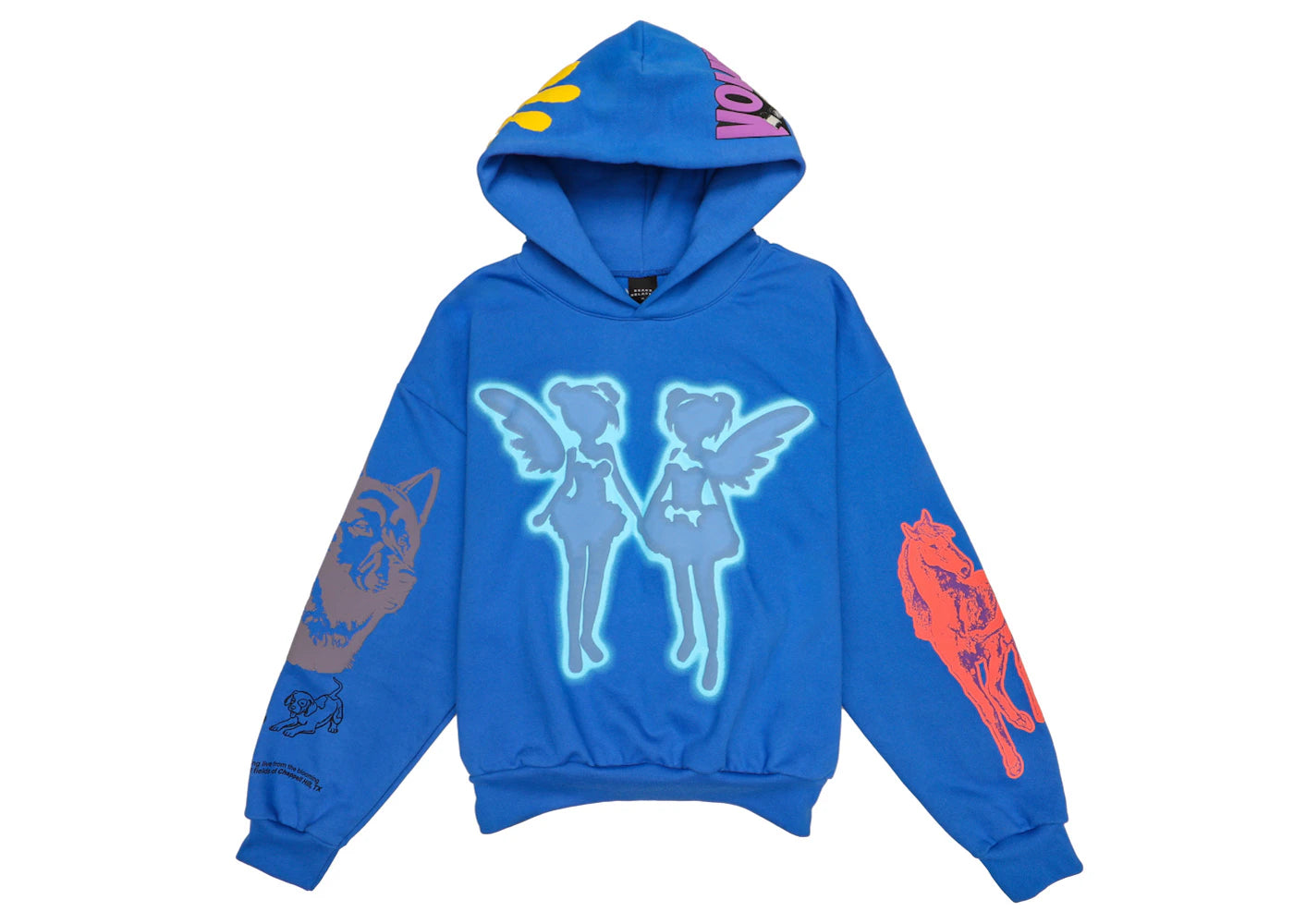 Drake FATD For All The Dogs Hoodie Blue -1