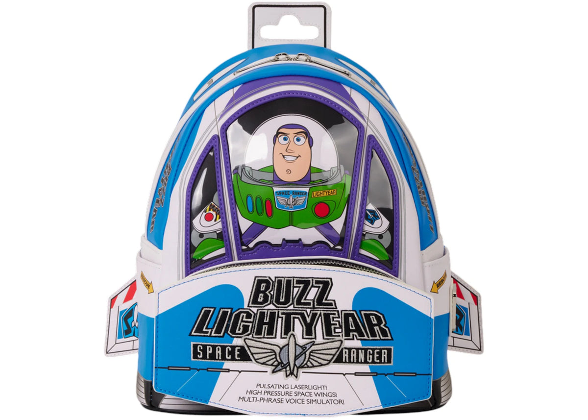 Loungefly Toy Story 30th Anniversary Buzz Lightyear Glow Mini Backpack Multicolor -1