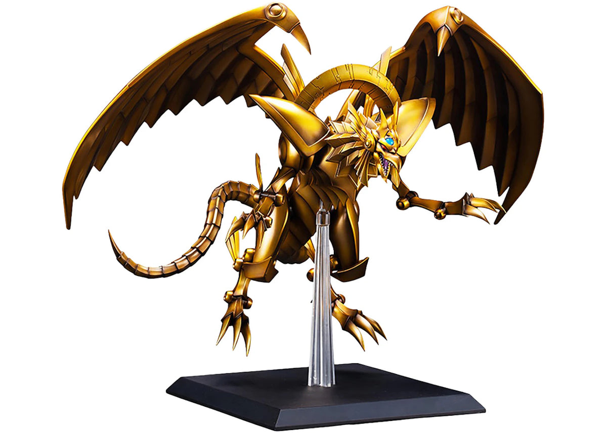 Kotobukiya Yu-Gi-Oh! The Winged Dragon Of Ra Egyptian God Statue Gold -1