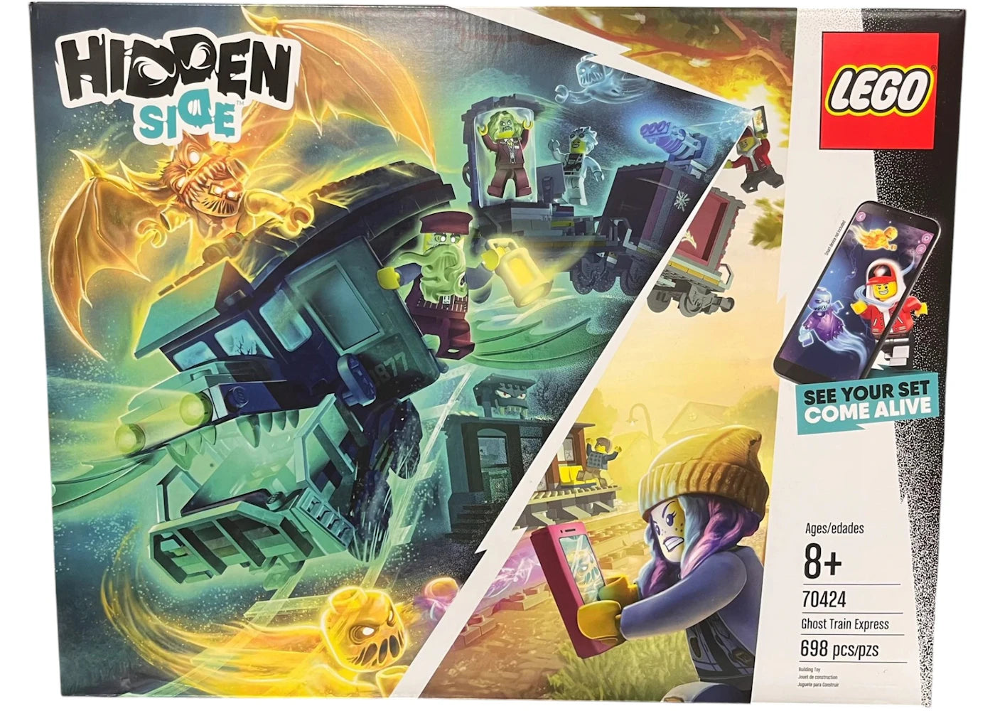 LEGO Hidden Side Ghost Train Express Set 70424 -1