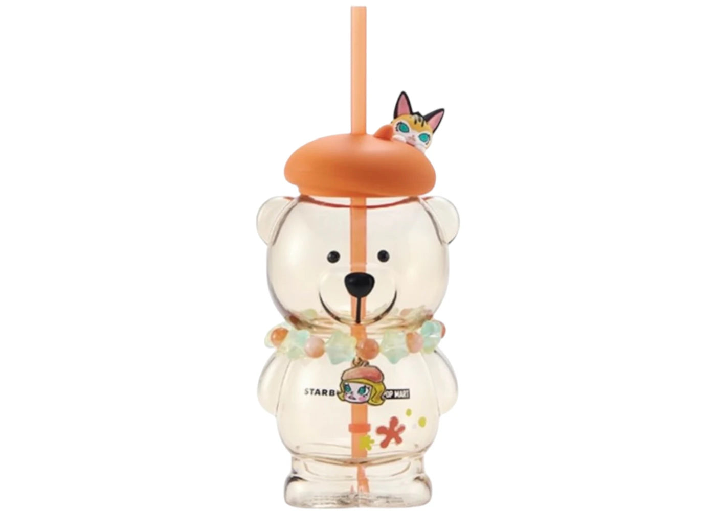 Starbucks x PopMart Molly Bear Glass Straw Cup -1