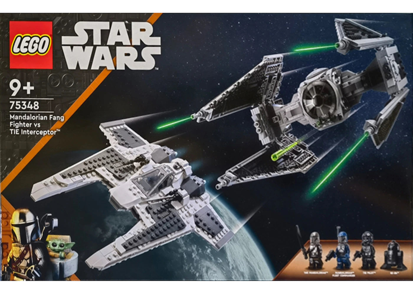 LEGO Star Wars Mandalorian Fang Fighter vs Tie Interceptor Set 75348 -1