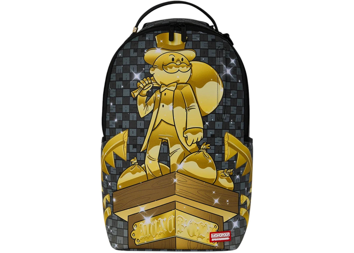 Sprayground Monopoly Collab Get the Gold Backpack Multicolor -1