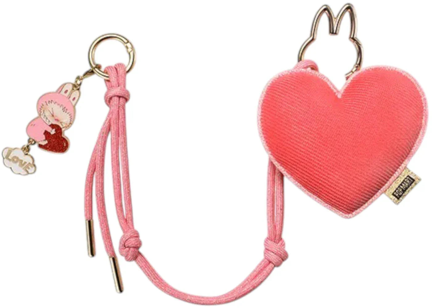 Pop Mart Labubu The Monsters Pin for Love Series "Heart" Secret Edition Letter Pendant -1