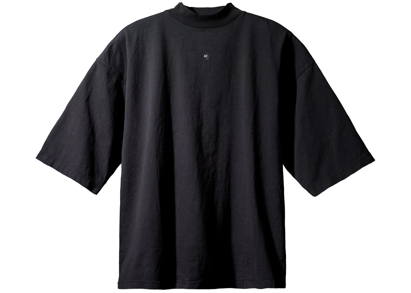 Yeezy Gap Logo 3/4 Sleeve Tee Black -1