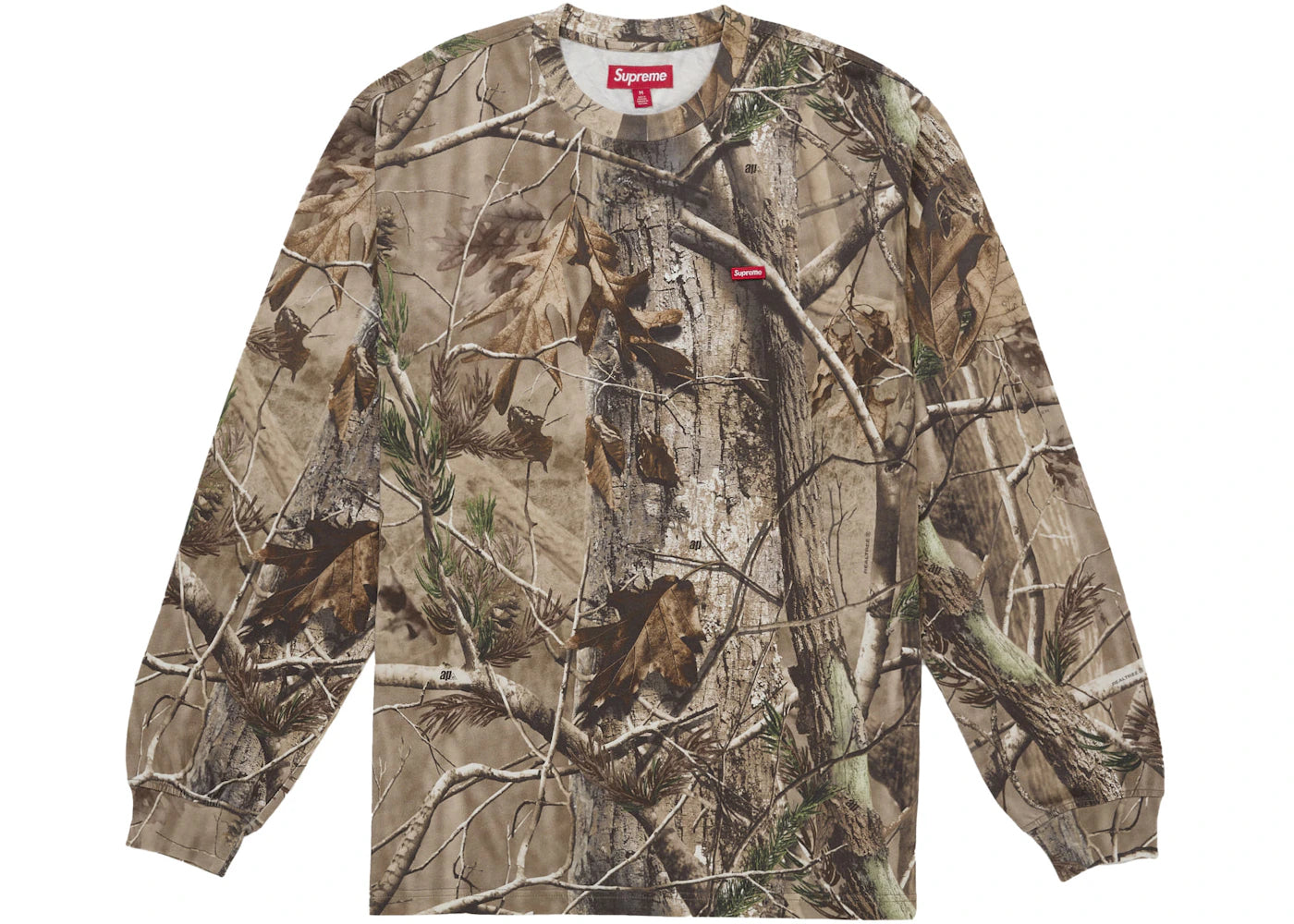 Supreme Small Box L/S Tee (FW25) Realtree Camo -1