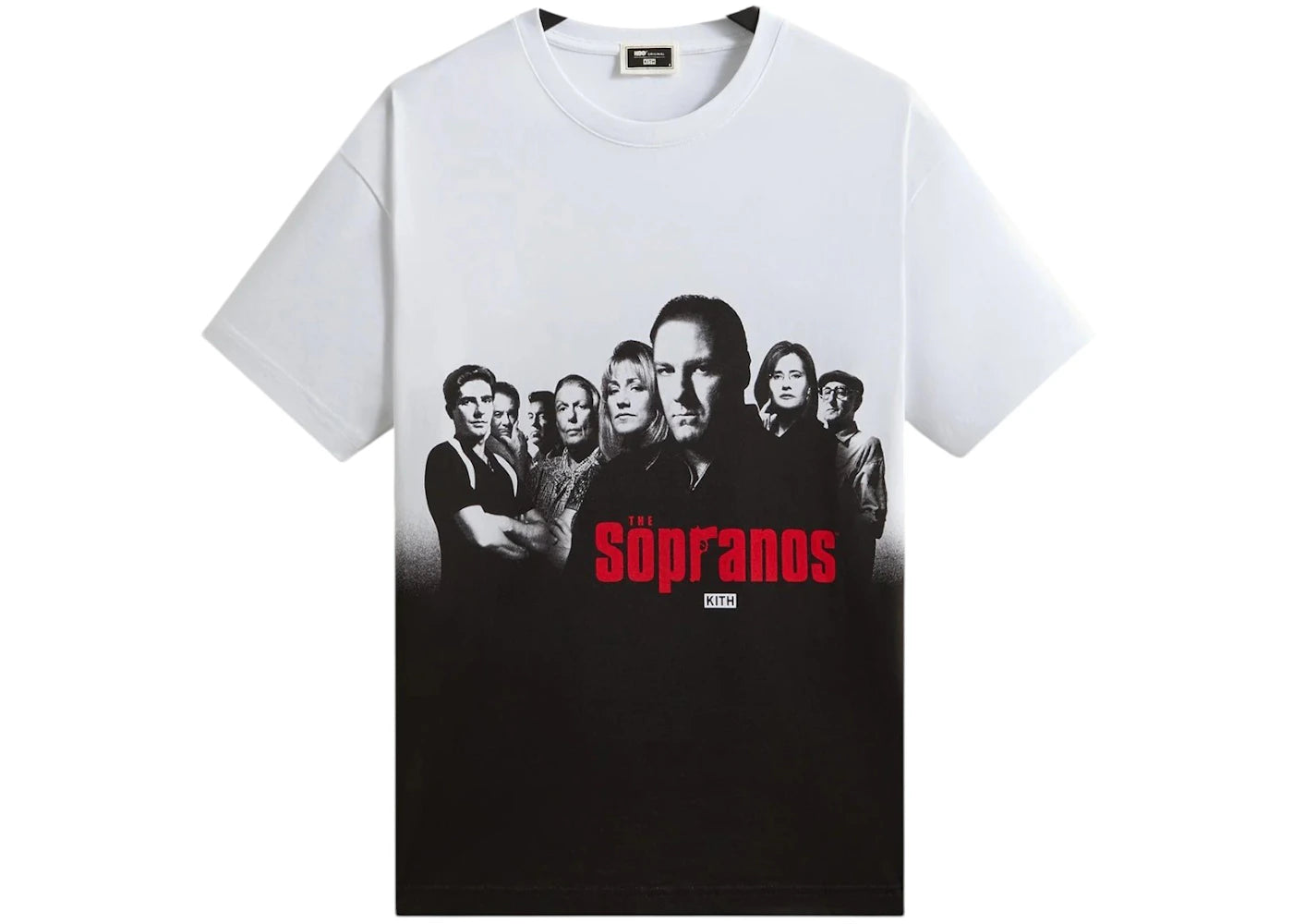 Kith x The Sopranos Ombre Poster Vintage Tee White -1
