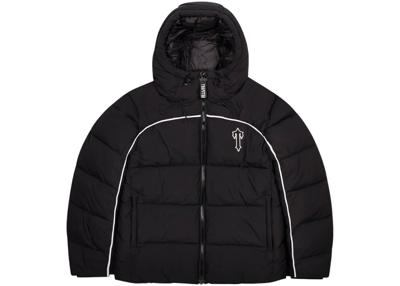 Trapstar Irongate Arch Pipping Puffer Jacket Black -1
